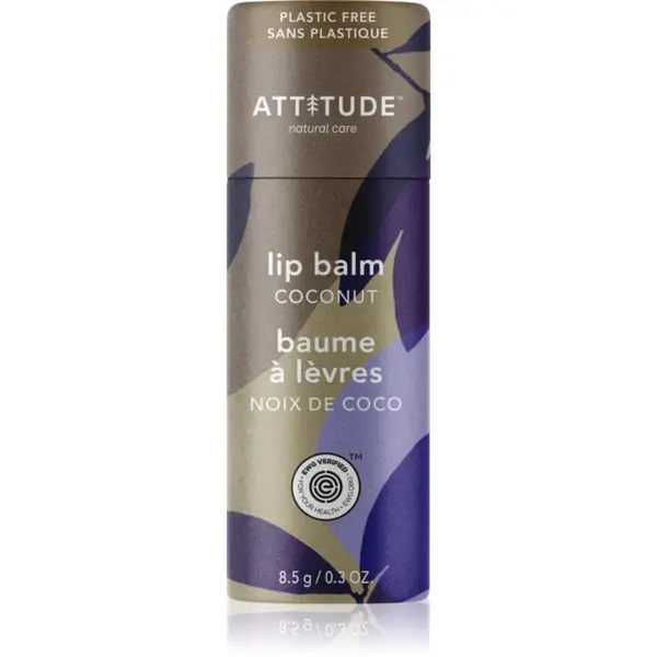 Attitude Attitude Leaves Bar Coconut натурален балсам за устни 8,5 гр.