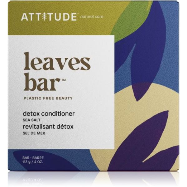 Attitude Attitude Leaves Bar Sea Salt твърд балсам с детокс ефект 113 гр.
