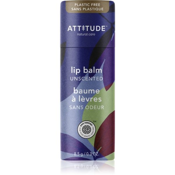 Attitude Attitude Lip Balm Unscented натурален балсам за устни 8.5 гр.
