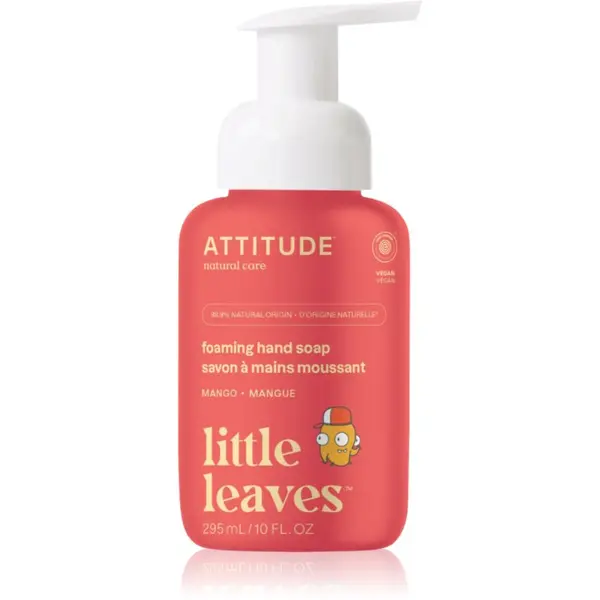 Attitude Attitude Little Leaves Mango сапун-пяна за ръце за деца 295 мл.