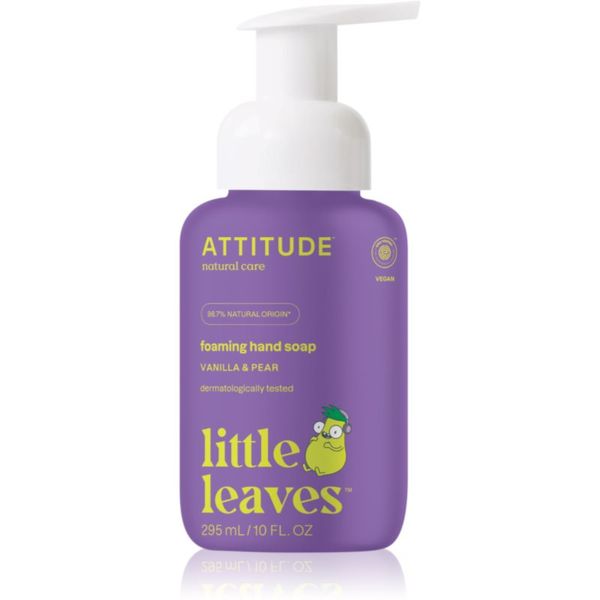 Attitude Attitude Little Leaves Vanilla & Pear течен сапун за ръце за деца 295 мл.