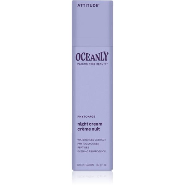 Attitude Attitude Oceanly Night Cream нощен крем против всички признаци на стареене с пептиди 30 гр.