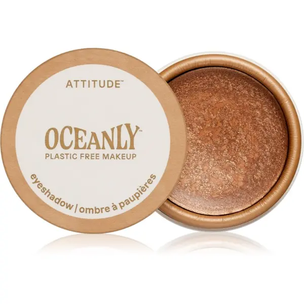 Attitude Attitude Oceanly Plastic Free Makeup кремави сенки са очи с блясък цвят Happy Hour 5 мл.