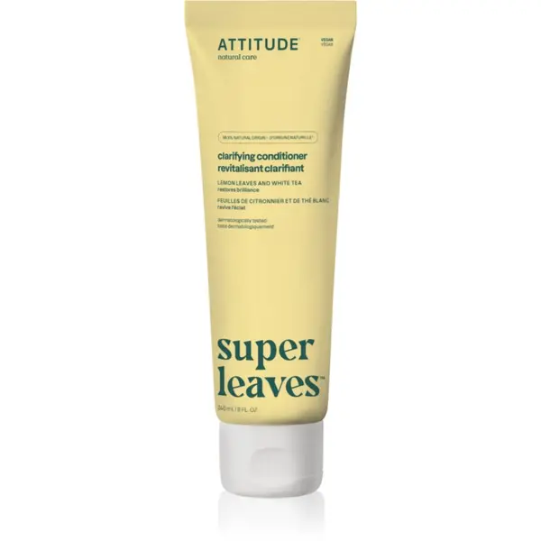 Attitude Attitude Super Leaves Brightening Conditioner природен балсам с подхранващ ефект Citrus Leaves and White Tea 240 мл.