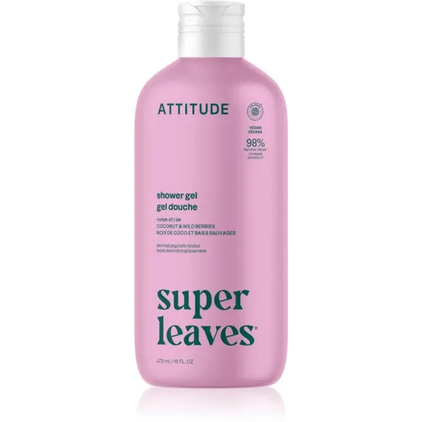 Attitude Attitude Super Leaves Coconut & Wild Berries душ гел 473 мл.