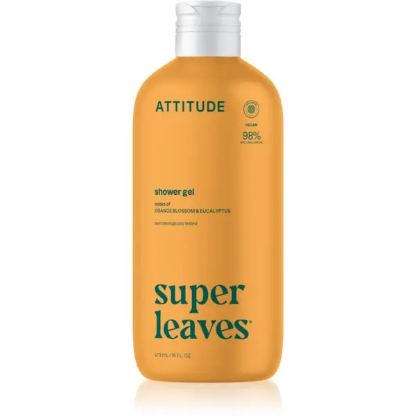 Attitude Attitude Super Leaves Coconut & Wild Berries душ гел Orange Blossom & Eucalyptus 473 мл.