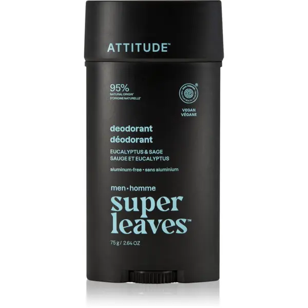 Attitude Attitude Super Leaves Men Deodorant дезодорант за мъже Eucalyptus & Sage 75 гр.