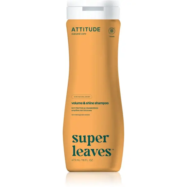 Attitude Attitude Super Leaves Volume & Shine натурален шампоан с детокс ефект 473 мл.