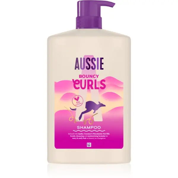 Aussie Aussie Bouncy Curls интензивен хидратиращ шампоан за чуплива и къдрава коса 1000 мл.