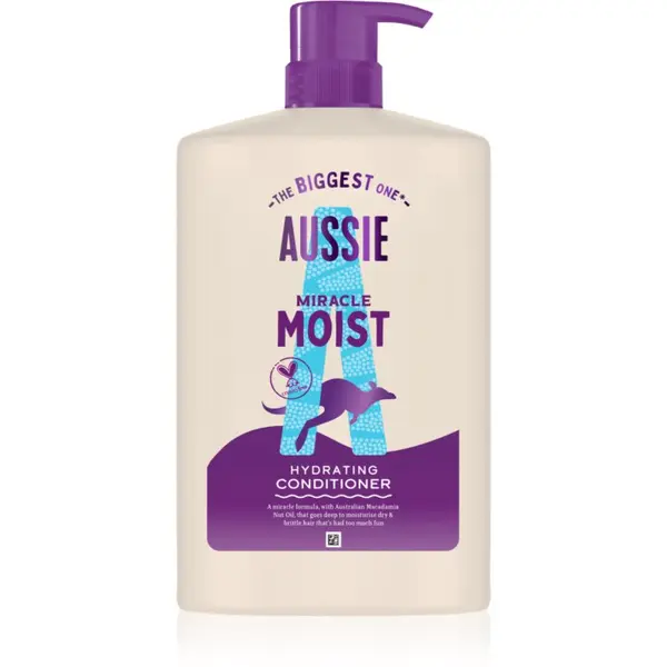 Aussie Aussie Miracle Moist хидратиращ балсам за суха и увредена коса 1000 мл.