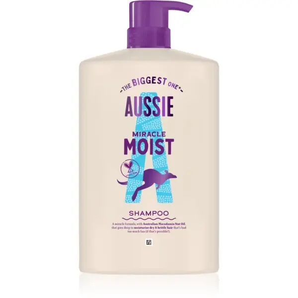 Aussie Aussie Miracle Moist хидратиращ шампоан за суха и увредена коса 1000 мл.