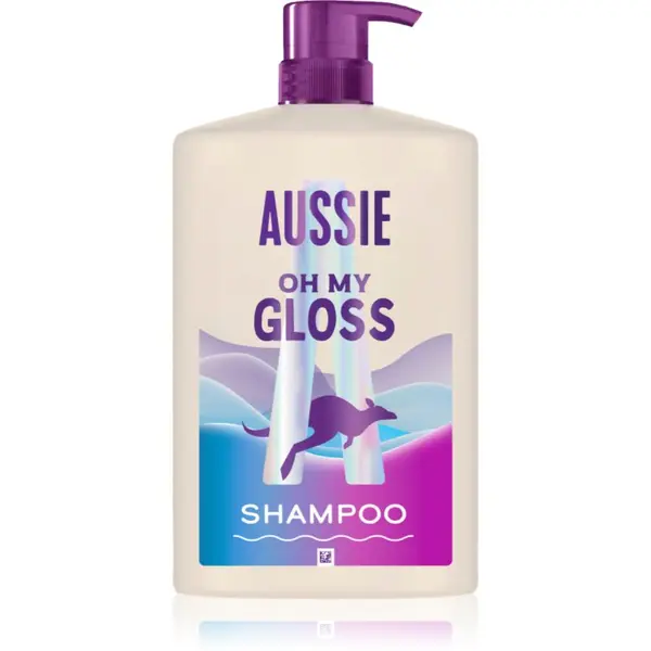 Aussie Aussie Oh My Gloss Shampoo шампоан за блясък и мекота на косата 1000 мл.