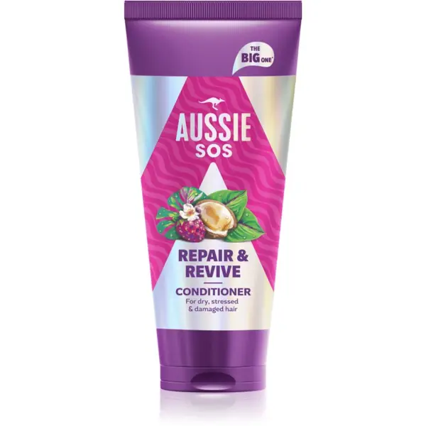 Aussie Aussie SOS Repair & Revive подхранващ балсам за третирана коса и скалп 350 мл.