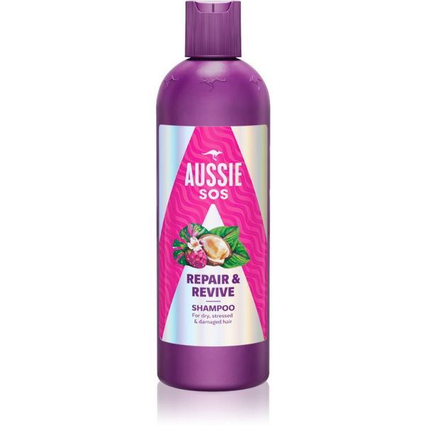 Aussie Aussie SOS Repair Revive подхранващ шампоан за третирана коса и скалп 300 мл.