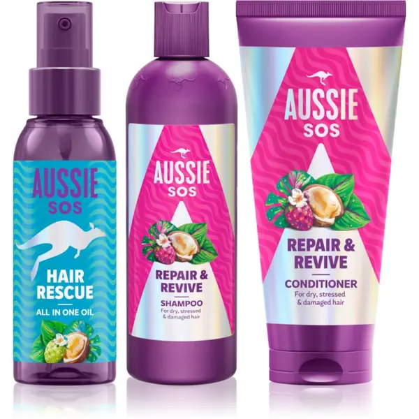 Aussie Aussie SOS Set комплект за третирана коса и скалп