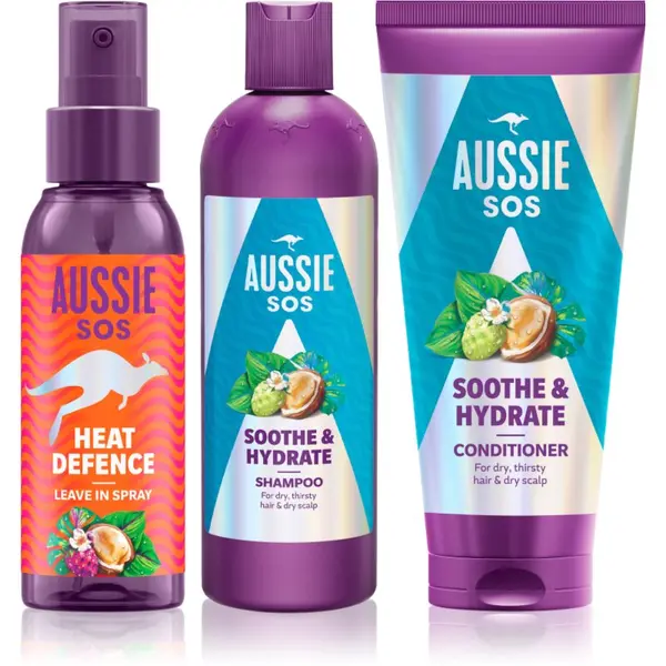 Aussie Aussie SOS Sooth & Hydrate комплект за интензивна хидратация За коса