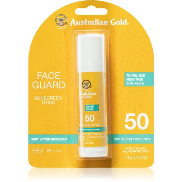 Australian Gold Australian Gold Face Guard локална слънцезащитна грижа в стик SPF 50 15 мл.