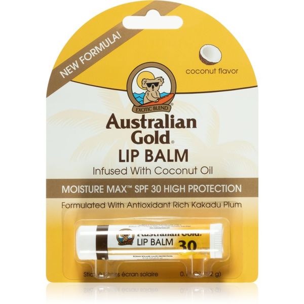 Australian Gold Australian Gold Moisture Max попълващ балсам за устни SPF 30 4,2 гр.