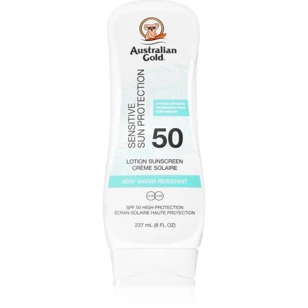 Australian Gold Australian Gold Sensitive слънцезащитен крем за чувствителна кожа SPF 50 237 мл.