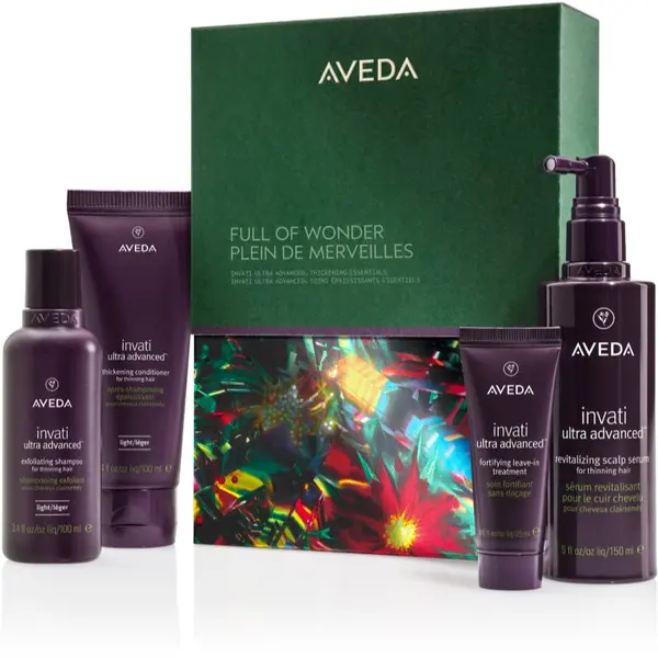 Aveda Aveda Holiday Full of Wonder: Invati™ Ultra Advanced Thickening Essentials коледен подаръчен комплект За коса