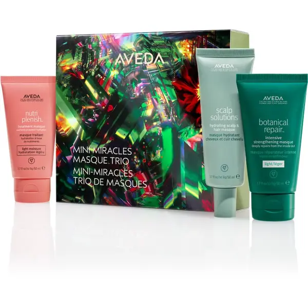 Aveda Aveda Holiday Mini Miracles Masque Trio коледен подаръчен комплект За коса