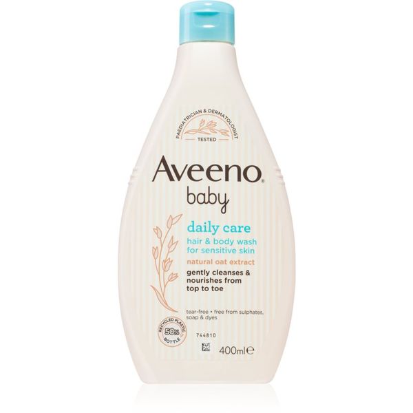 Aveeno Aveeno Baby Hair&Body Wash детски шампоан за коса и тяло 400 мл.