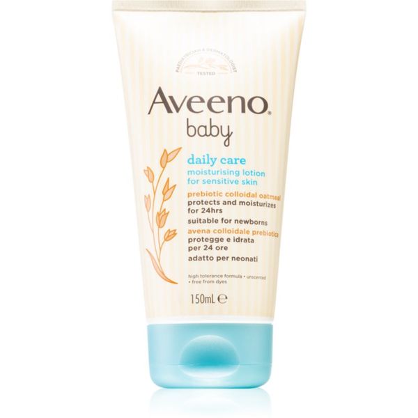 Aveeno Aveeno Baby Moisturising lotion хидратиращ лосион за тяло за деца от раждането им 150 мл.