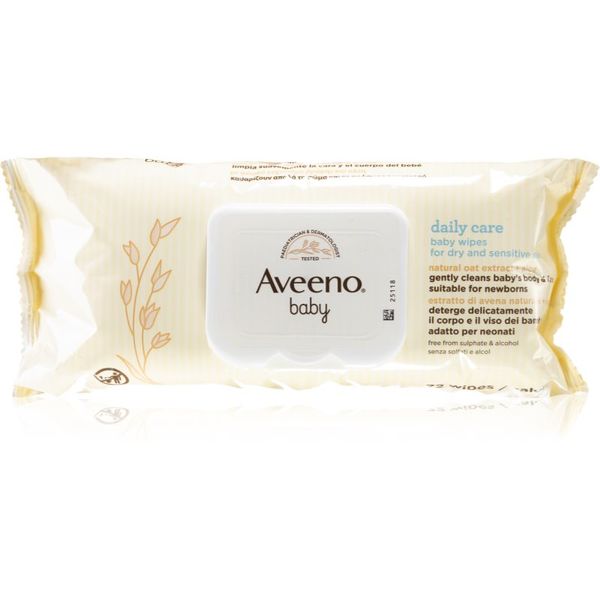 Aveeno Aveeno Baby Wipes мокри кърпички за деца от раждането им 72 бр.