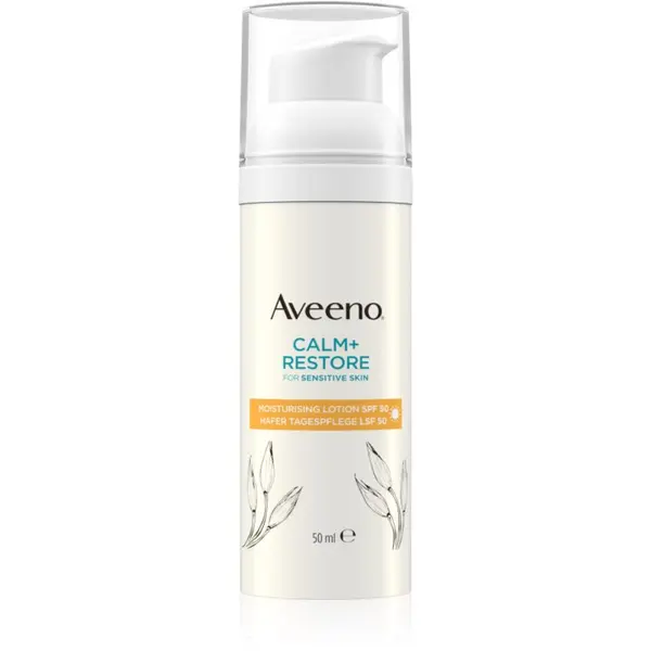 Aveeno Aveeno Calm + Restore хидратиращ лосион за лице SPF 50 50 мл.