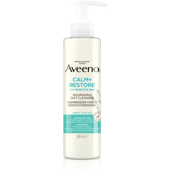 Aveeno Aveeno Calm + Restore почистващ гел за лице за чувствителна кожа на лицето 200 мл.