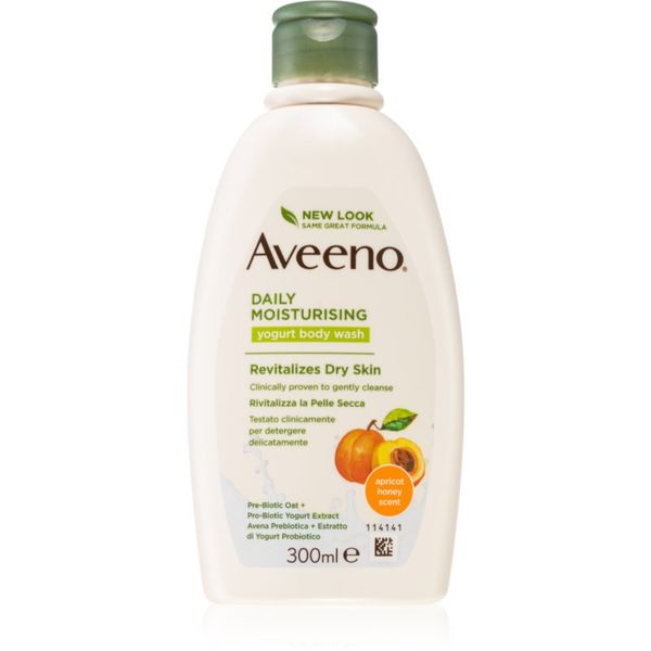 Aveeno Aveeno Daily Moisturising Yoghurt body wash овлажняващ душ гел Apricot & Yoghurt 300 мл.