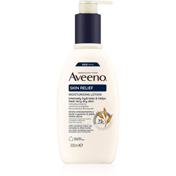 Aveeno Aveeno Skin Relief Nourishing Lotion хидратиращо мляко за тяло за много суха кожа 300 мл.