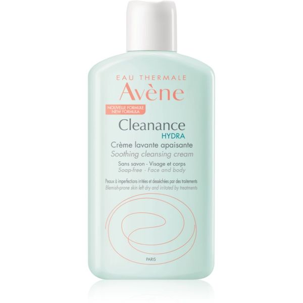 Avène Avène Cleanance Hydra успокояващ почистващ крем за кожа, която е суха и раздразнена от медикаментозно лечение на акне 200 мл.