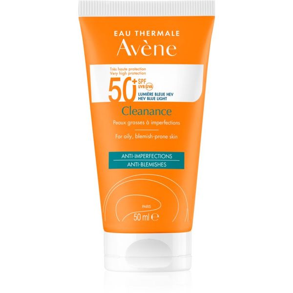 Avène Avène Cleanance Solaire слънцезащита за кожа, склонна към акне SPF 50+ 50 мл.