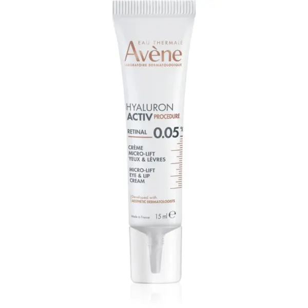 Avène Avène Hyaluron Activ Procedure Micro-Lift Eye & Lip Cream 0.05% Retinal лифтинг крем с ретинал 15 мл.