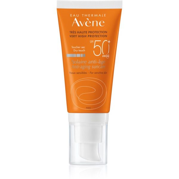 Avène Avène Sun Anti-Age защитен крем за лице с противобръчков ефект  SPF 50+ 50 мл.