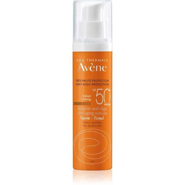 Avène Avène Sun Anti-Age защитен тониращ крем за лице SPF 50+ 50 мл.