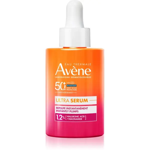 Avène Avène Sun Ultra Serum Instantly Plumps серум за лице с лифтинг и стягащ ефект SPF 50+ 30 мл.