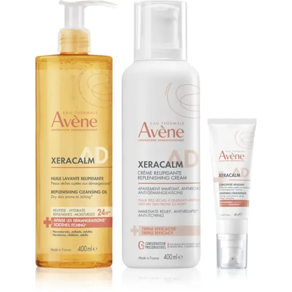 Avène Avène XeraCalm A.D. Lipid-Replenishing Care Set комплект за суха към атопична кожа