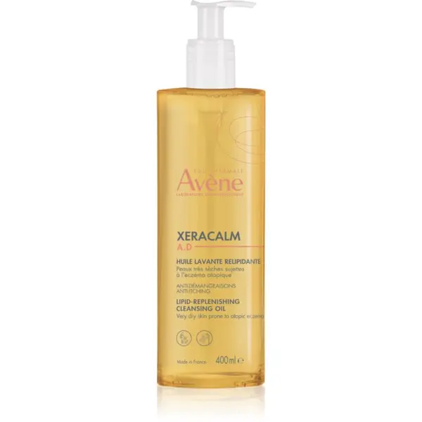 Avène Avène XeraCalm A.D. Lipid-Replenishing Cleansing Oil релипидиращо почистващо олио за суха и екзематична кожа 400 мл.