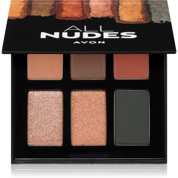 Avon Avon 6 In 1 All Nudes палитра сенки за очи 7,2 гр.