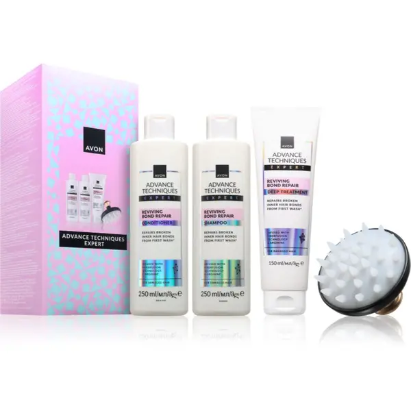 Avon Avon Advance Techniques Expert Hair Care Giftset подаръчен комплект За коса за жени 4 бр.