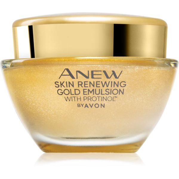 Avon Avon Anew Skin Renewing Gold Emulsion хидратиращ нощен крем против бръчки 50 мл.