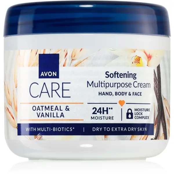 Avon Avon Care Oatmeal & Vanilla мултифункционален крем за лице, ръце и тяло 400 мл.