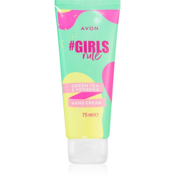 Avon Avon #GirlsRule Green Tea & Verbena хидратиращ крем за ръце 75 мл.