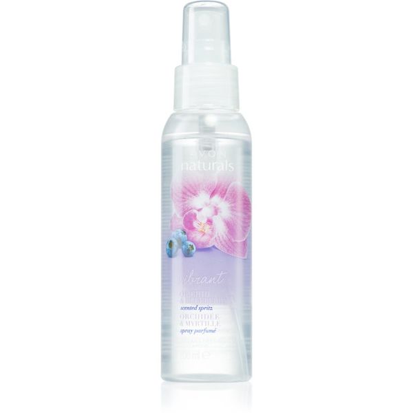Avon Avon Naturals Care Vibrant Orchid & Blueberry спрей за тяло с орхидея и боровинка 100 мл.