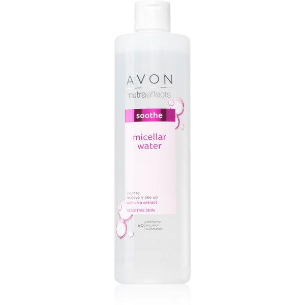 Avon Avon Nutra Effects Soothe почистваща мицеларна вода за чувствителна кожа на лицето 400 мл.