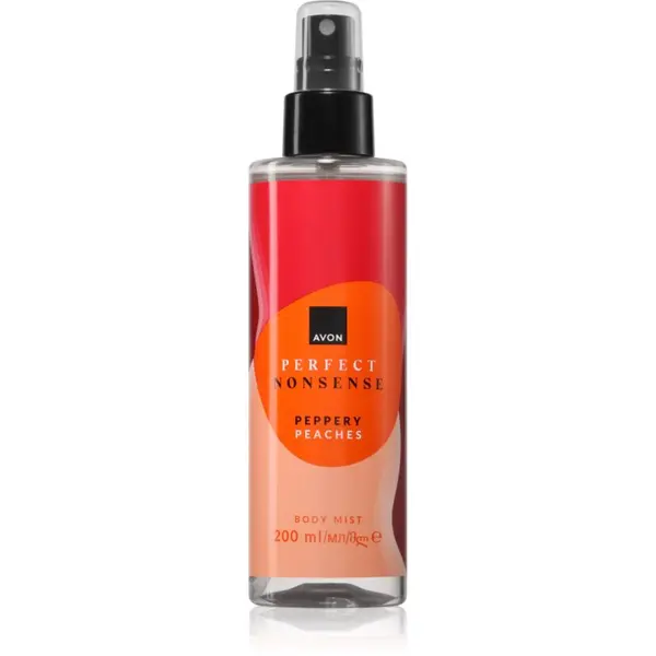 Avon Avon Perfect Nonsense Peppery Peaches парфюмиран спрей за тяло за жени 200 мл.