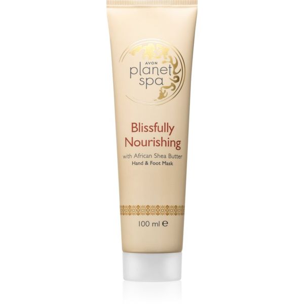 Avon Avon Planet Spa Blissfully Nourishing подхранваща маска за ръце и крака 100 мл.