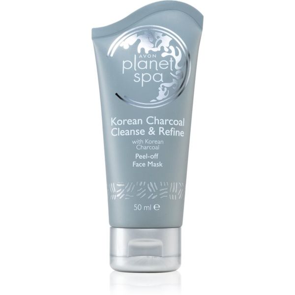 Avon Avon Planet Spa Korean Charcoal Cleanse & Refine отлепяща се маска за лице с активен въглен 50 мл.